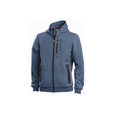 Bluza z kapturem Xplorer, unisex, błękitna